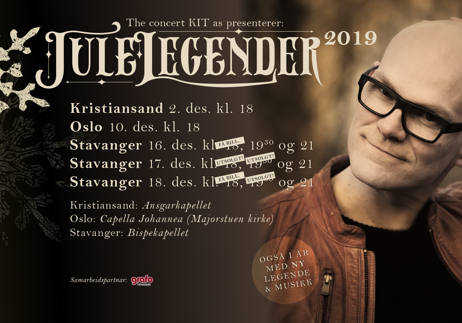 Julelegender 2019 oversikt