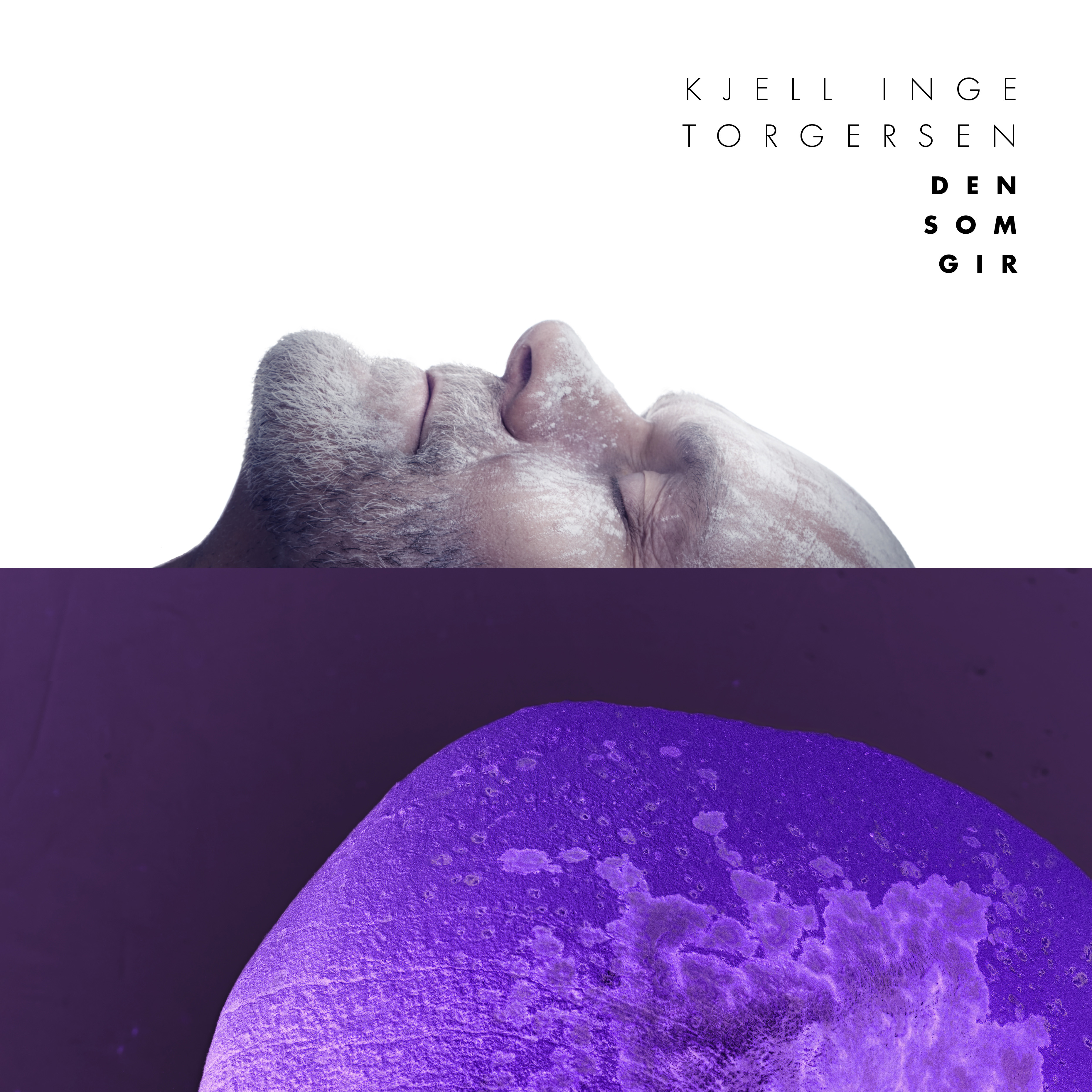 Omslag til singel "Den som gir". Design: Kjell D. Ramsdal. Foto: Stig Håvard Dirdal