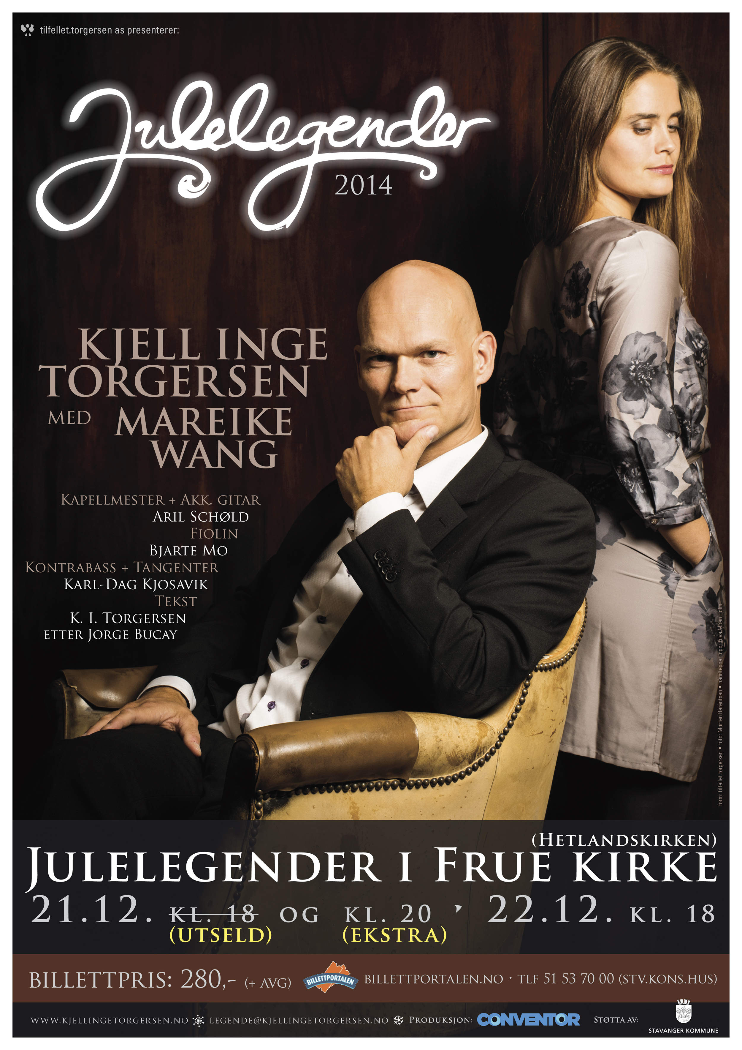 Julelegender:2014 - Kjell Inge Torgersen med Mareike Wang og musikarar
