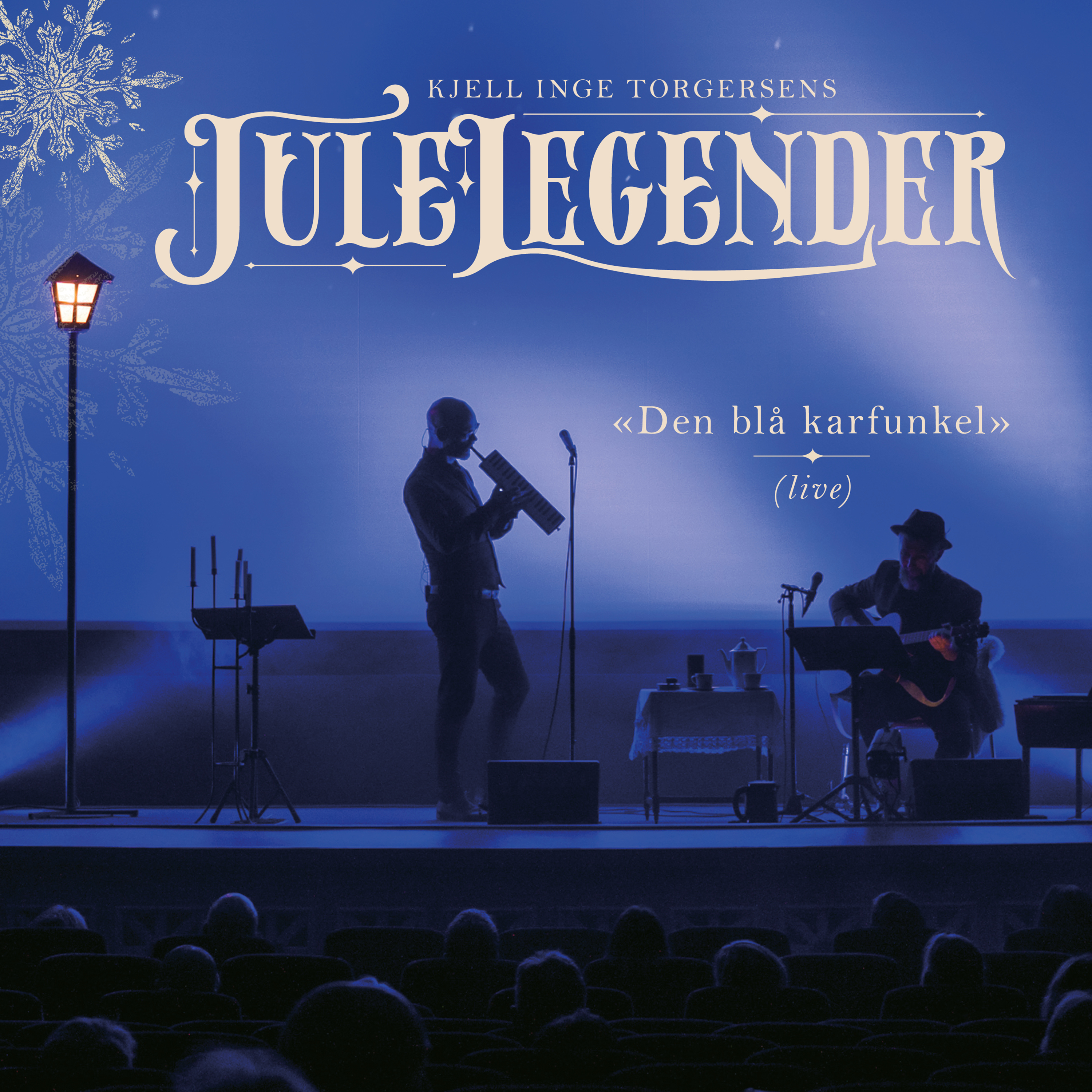 Albumomslag Julelegender – Den blå karfunkel. Foto: M. Berentsen. Design: The KIT