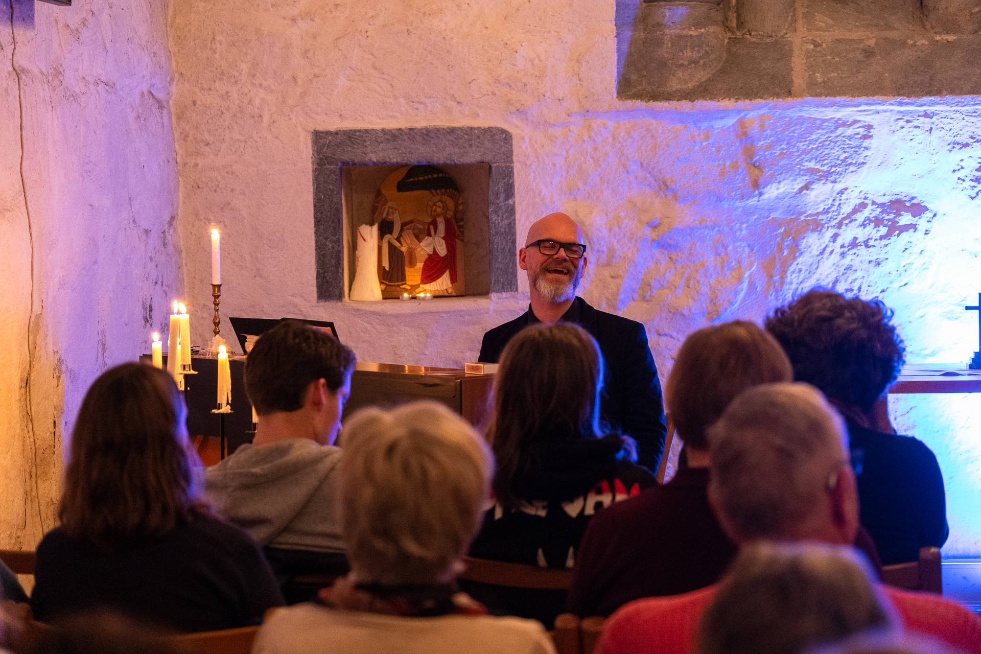 Fortelling + konsert = Julelegender. Foto: Morten Berentsen