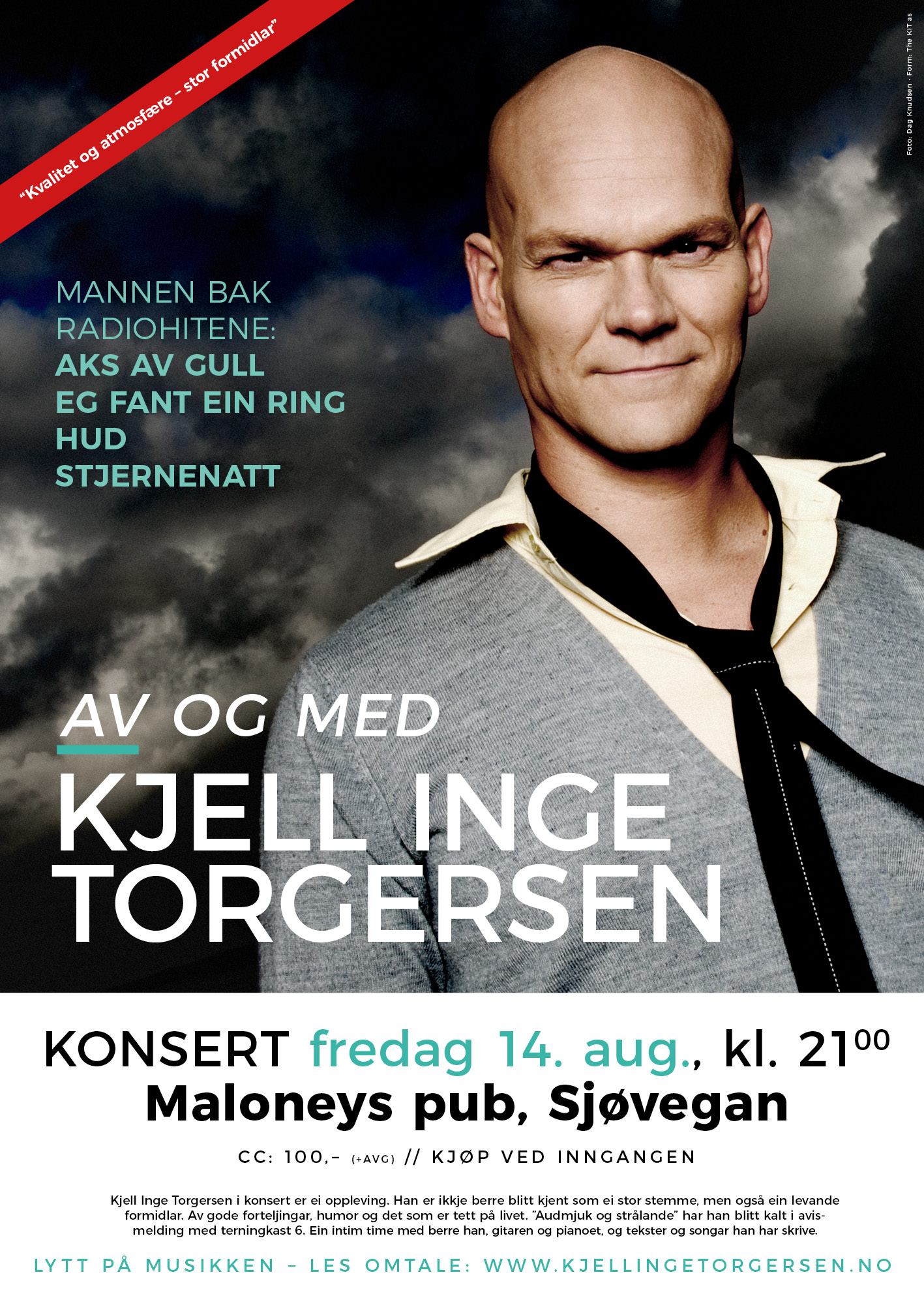 Plakat Kjell Inge Torgersen i Salangen