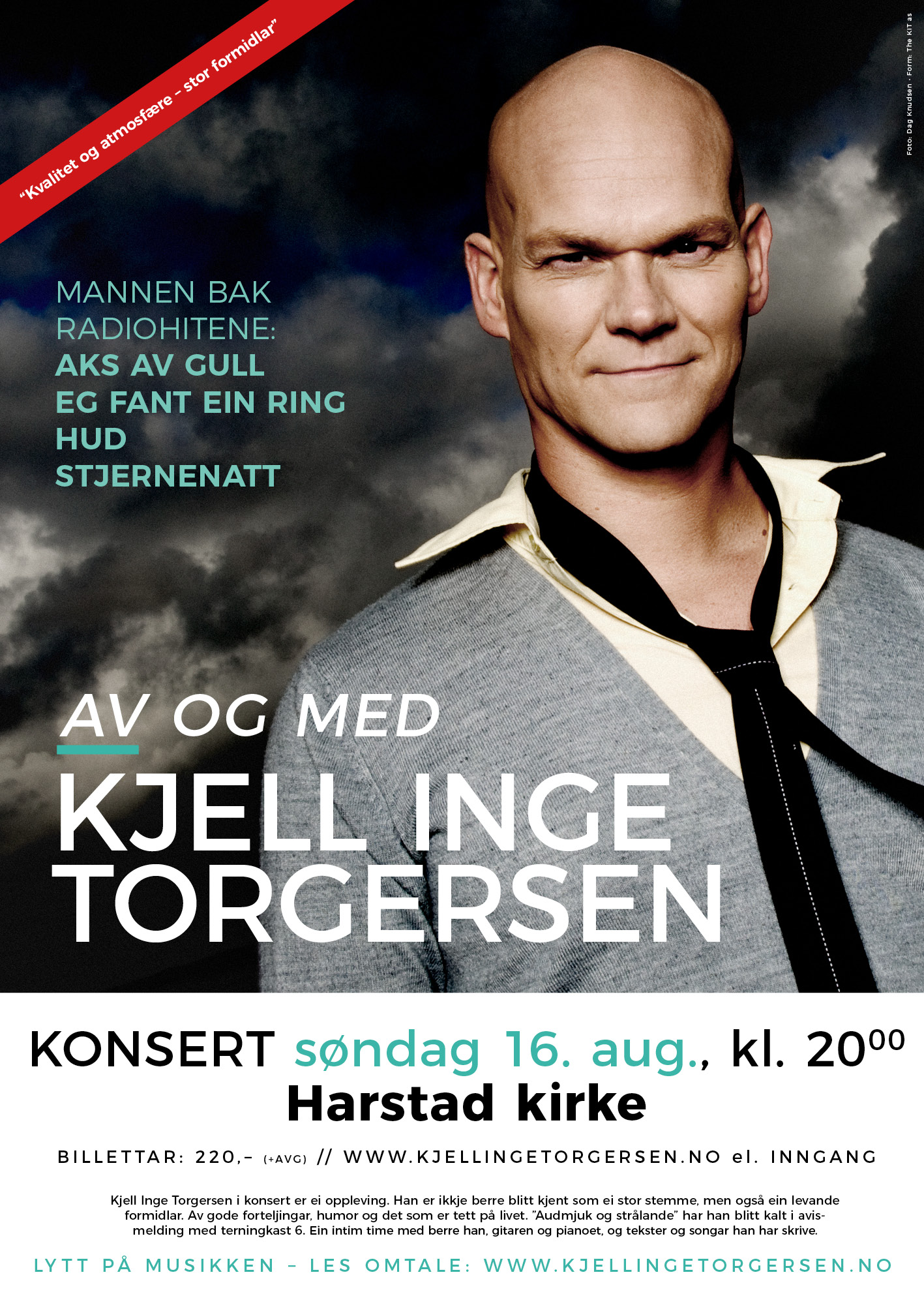 Plakat for konsert i Harstad
